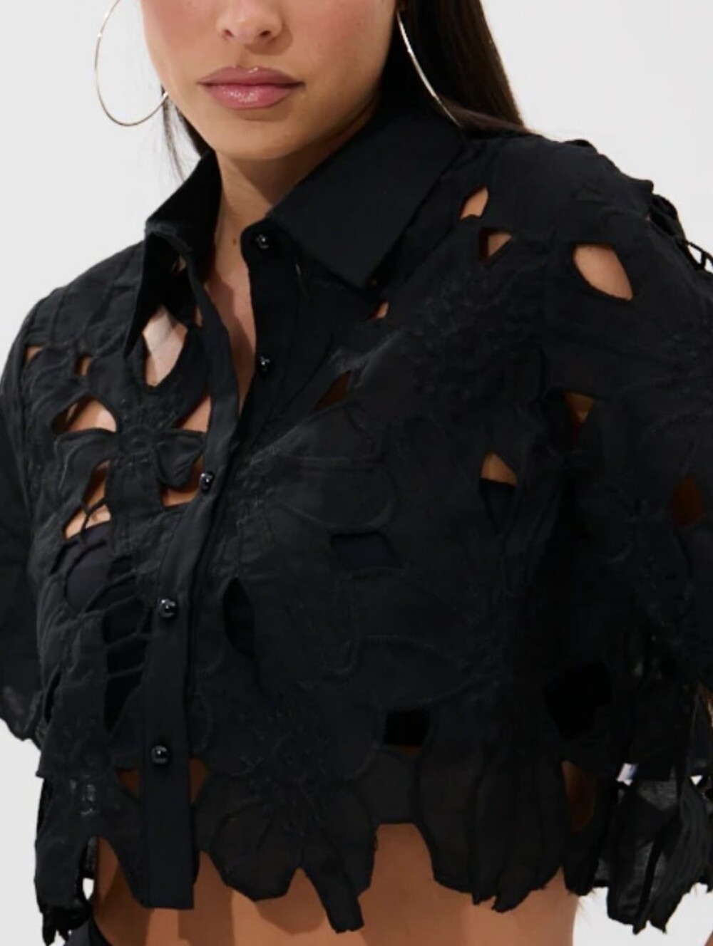 AKIRA | Bundle Dolly Floral Lace Top & Palazzo Pant - Picture 6 of 9